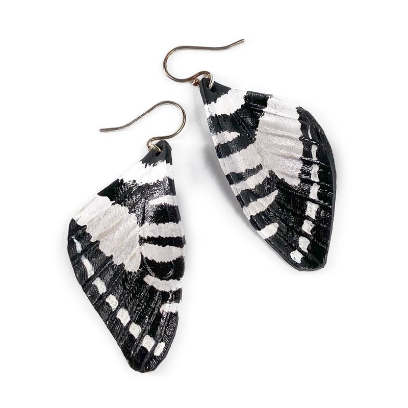 Zebra Swallowtail Earrings