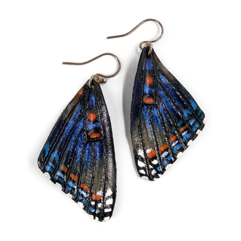 Red Spotted Admiral Earrings