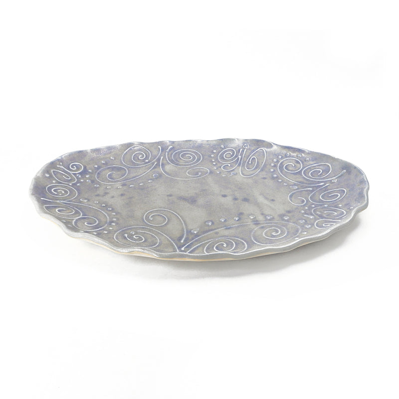 Oval Swirly Platter