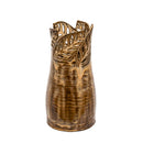 Leafy Vase Top Cut Outs 11" 4