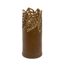 Leafy Vase Top Cut Outs 11" 7