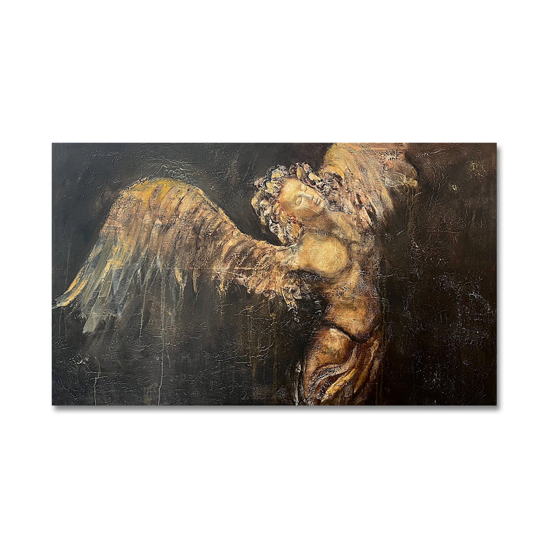 Remembering Icarus 36X60 Oil On Canvas