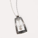 Rectangle Window With Freshwater Pearl Necklace