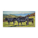 Mountain Herd 12X24 Acrylic On Wood