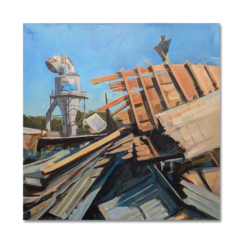Gutted 24X24 Acrylic On Canvas