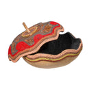 Lidded Beaded Gourd