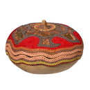Lidded Beaded Gourd
