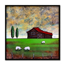 On The Way Home 18X18 Framed Giclee
