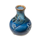 Amphora Bud Vase w/Flowers Blue