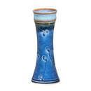Amphora Vase w/Flowers Sm Blue