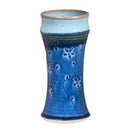 Amphora Vase w/Flowers Md Blue