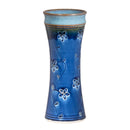 Amphora Vase w/Flowers Lg Blue