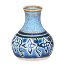 Amphora Bud Vase w/Pattern Blue