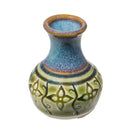 Amphora Bud Vase w/Pattern Green