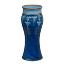Amphora Vase w/Half Pattern Lg Blue