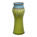 Amphora Vase w/Half Pattern Lg Green