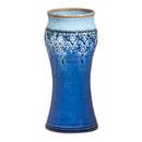 Amphora Vase w/Half Pattern Md Blue