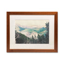 Snow Capped Ridge 20X25 Watercolor