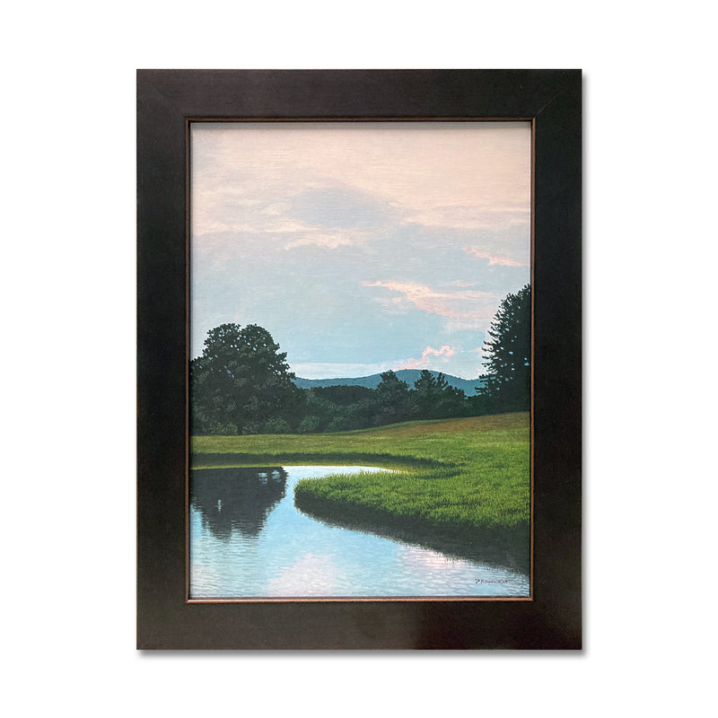 Bass Lake 13X17 Oil On Panel