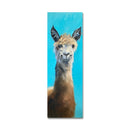 Goofy Alpaca 12X36 Oil On Canvas