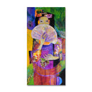 Hand Fan 24X48 Mixed Media