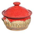 Bean Pot Lg Red