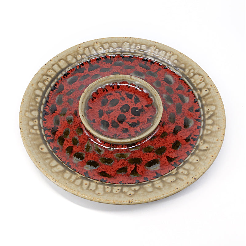 Bread & Oil Tray Red 1