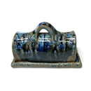 Lidded Butter Dish Blue