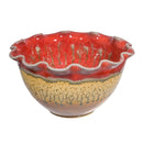 Fluted Bowl Md Red