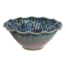 Fluted Bowl Lg Blue