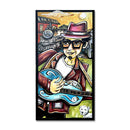 Train Song 14X25 Acrylic/Mixed Media