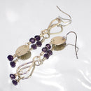 Amethyst Drop Earrings