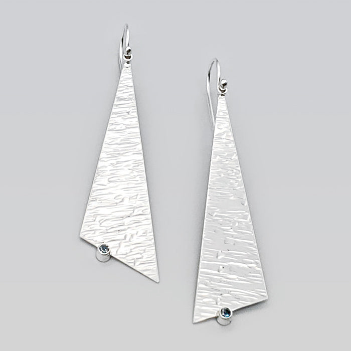 Textured Angle Earrings