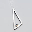 Mixed Metal Open Angle Necklace
