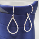 Large Smooth Teardrop Earrings