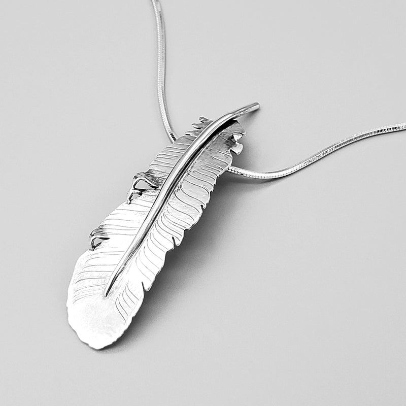 Billie Feather Pendant Necklace