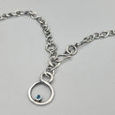 London Blue Topaz Infinity Necklace