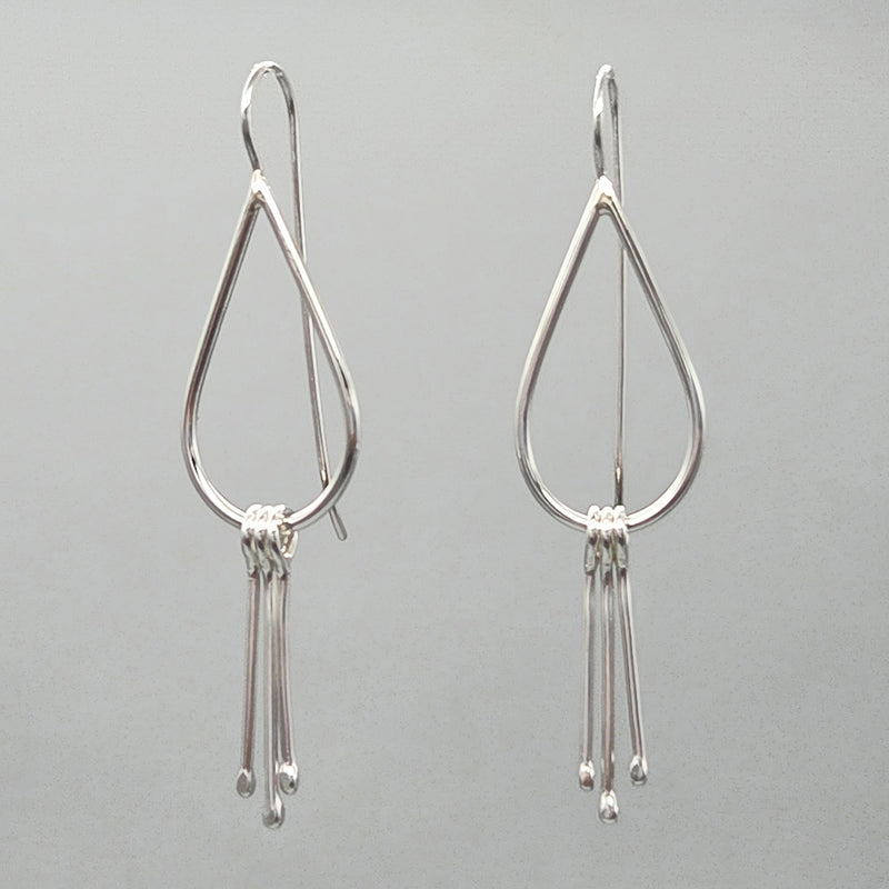 Teardrop Fringe Earrings