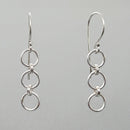 Three Tiny Rings Earrings