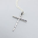 Heavy Blacksmith Cross Necklace