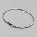 Modified Bangle Bracelet With Lobster Clasp