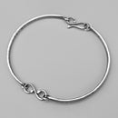 Modified Bangle Bracelet With S Clasp