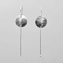 Asteria Round Drop Earrings