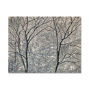 Early Snow 17X22 Oil On Aluminum Leaf