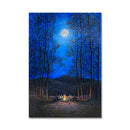 A Circle of Light 18X26 Oil On Aluminum Leaf