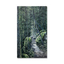 Forgotten Pathway 15X26 Oil On Aluminum Leaf