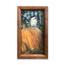Bird With Pumpkin 7X12 Acrylic On Wood
