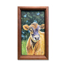 Cow 7.5X13 Acrylic On Board