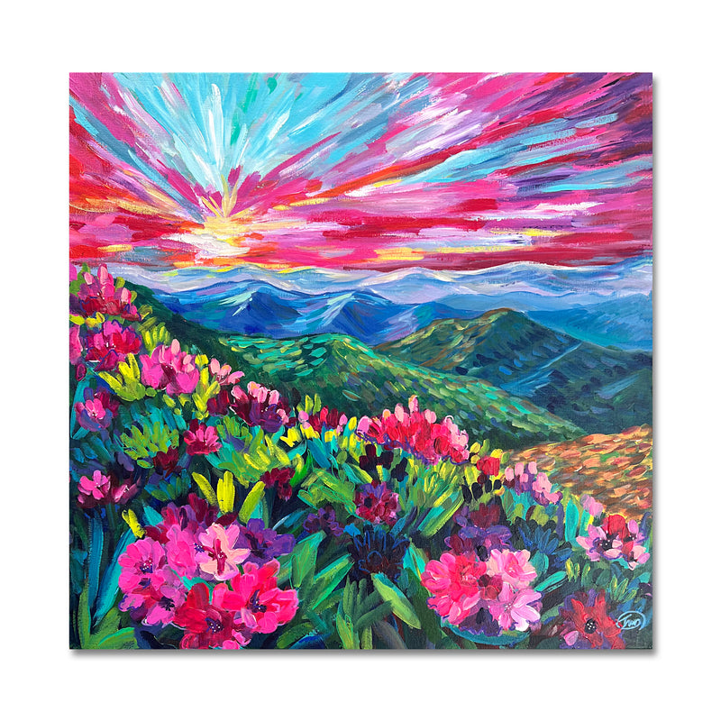 Rhododendron Ridge 24X24 Acrylic