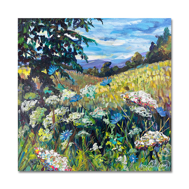 Wildflower Whisper 18X18 Acrylic On Canvas